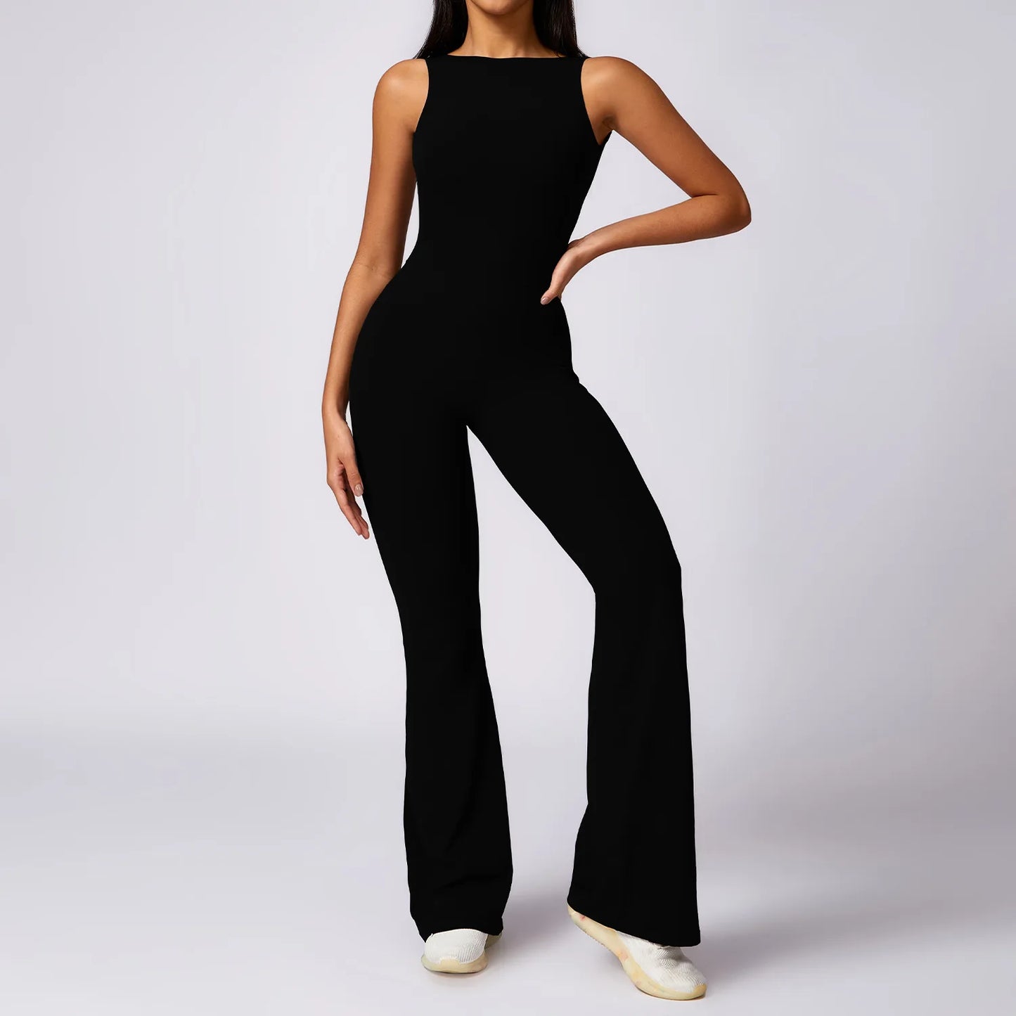 Women’s One-Piece Yoga Jumpsuit – Seamless Training Bodysuit