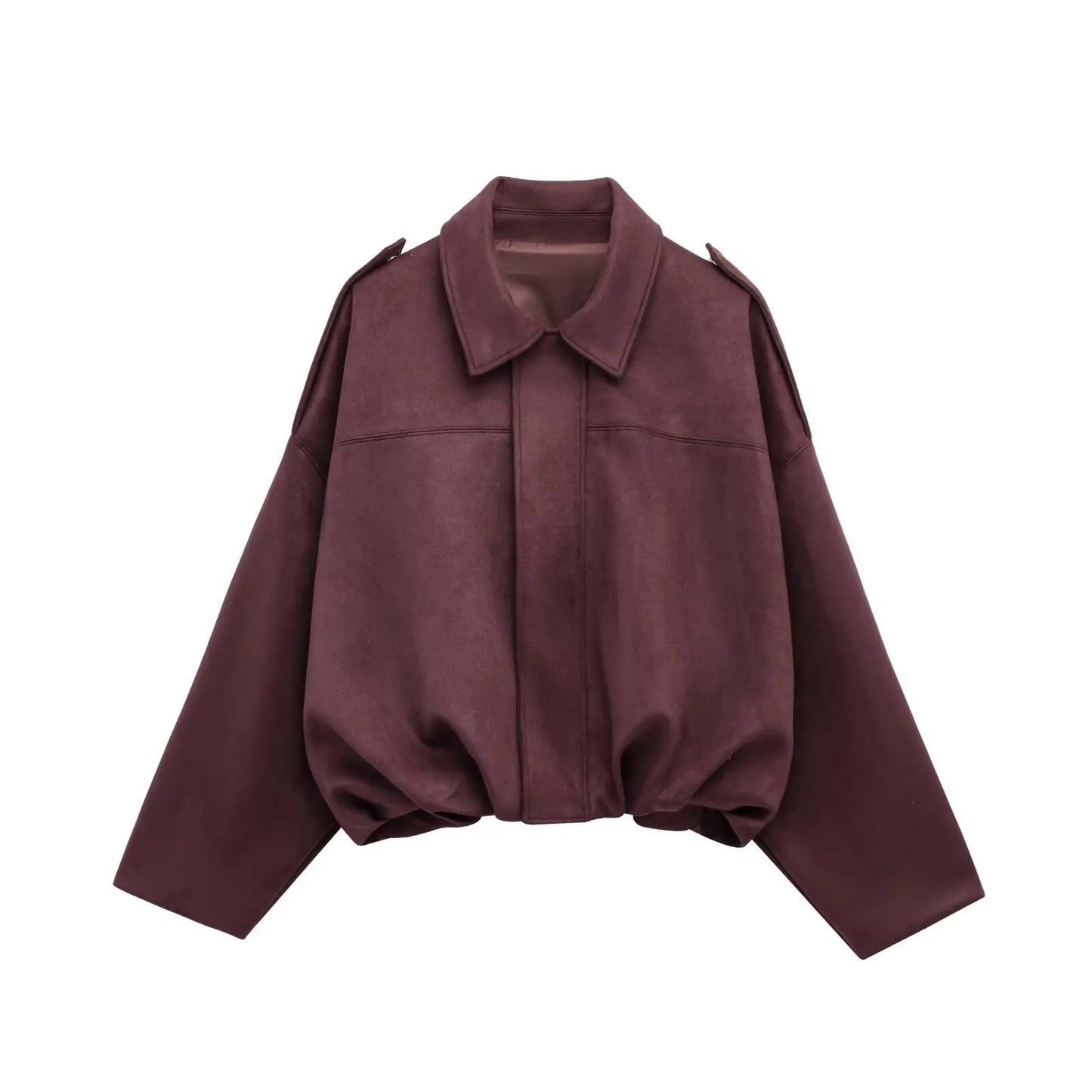 Faux Suede Jacket Women
