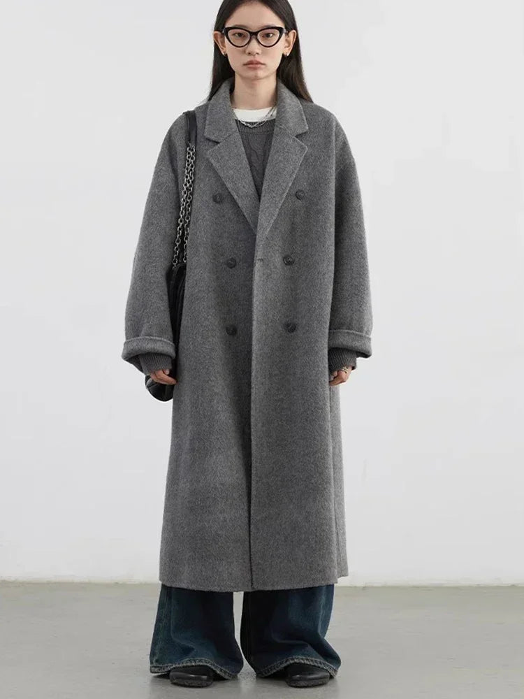 Double-Breasted Wool Coat – Autumn/Winter 2025