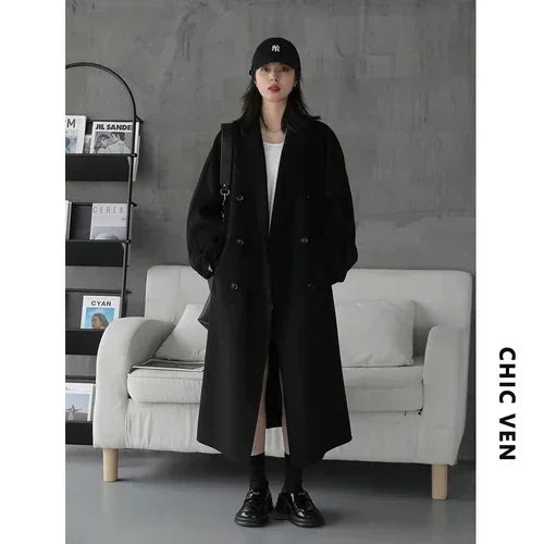 Double-Sided Wool Coat – Autumn/Winter 2025