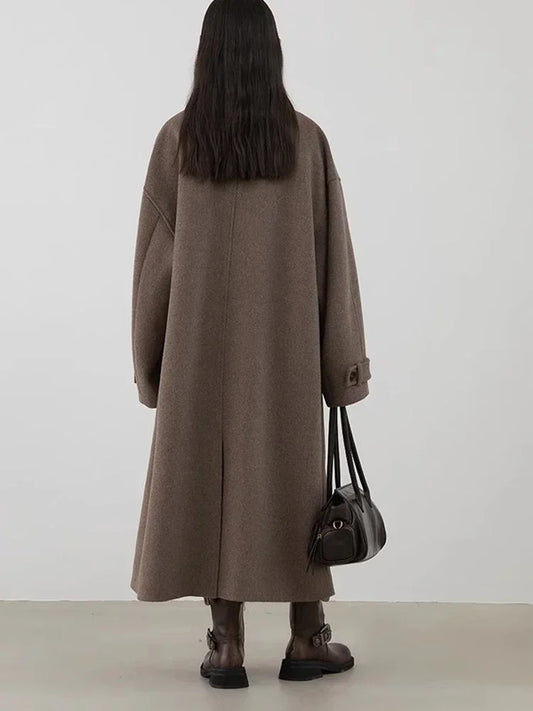 Wool Blend Long Coat – Autumn/Winter 2025 Collection