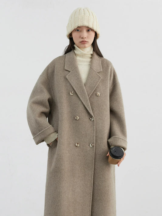 Double-Breasted Wool Coat – Autumn/Winter 2025