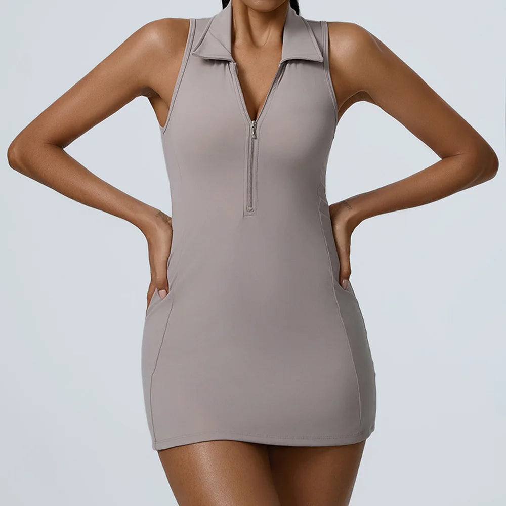 Women’s One-Piece Tennis Yoga Set