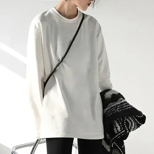 Basic O-Neck Long Sleeve Tee – Spring/Autumn Collection