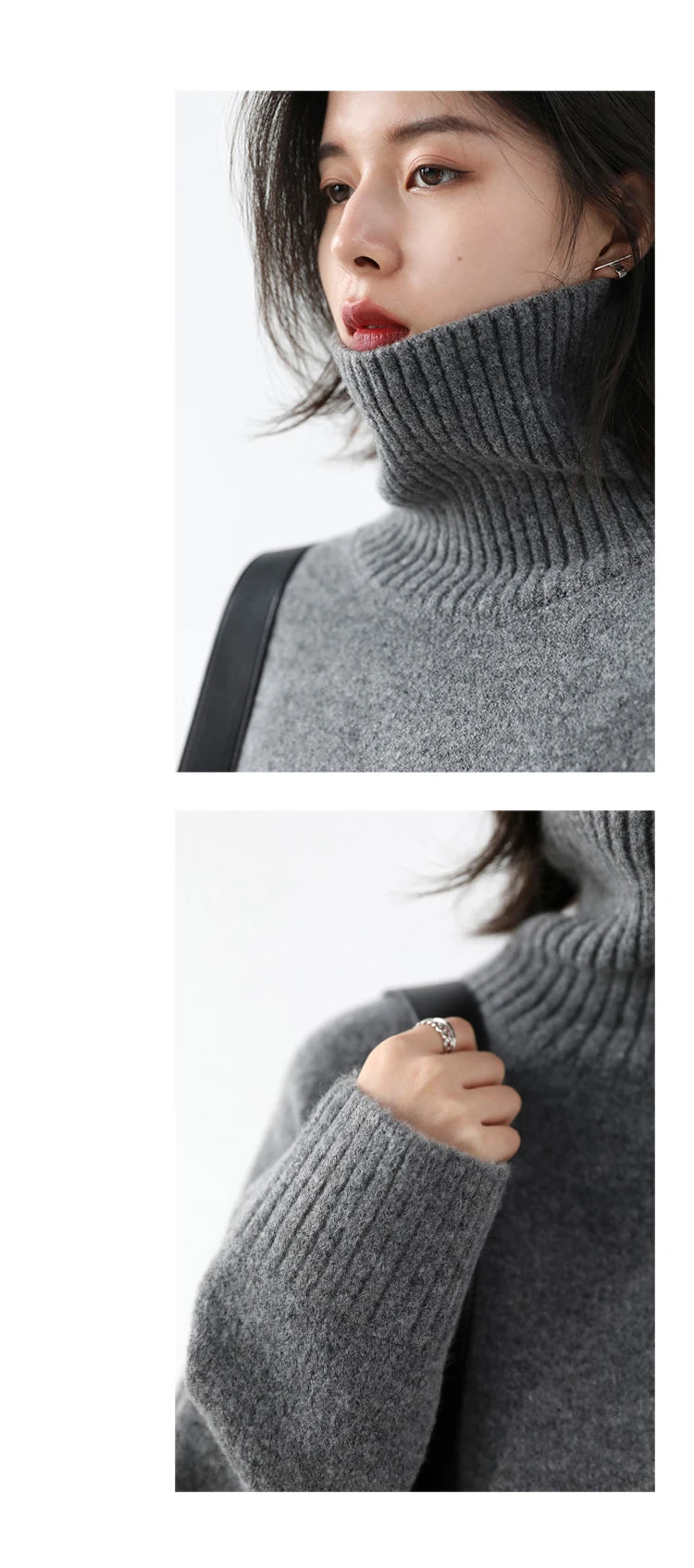 Korean Turtleneck Sweater – Winter 2025 Collection
