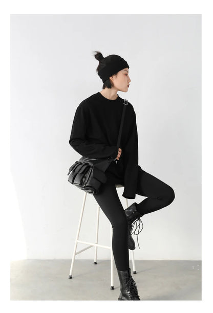 Basic O-Neck Long Sleeve Tee – Spring/Autumn Collection