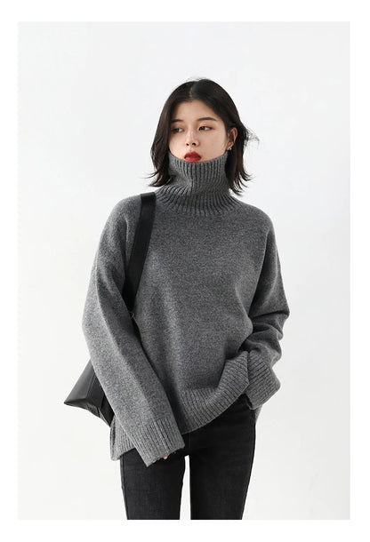 Korean Turtleneck Sweater – Winter 2025 Collection