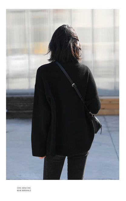 Korean Turtleneck Sweater – Winter 2025 Collection