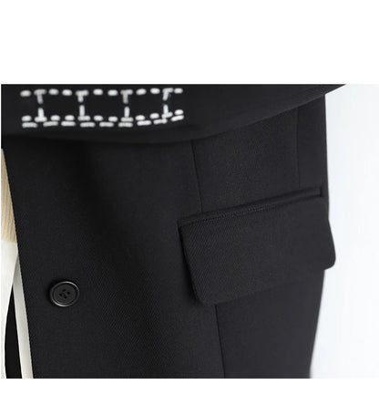 Embroidered Cuff Blazer – Winter Collection