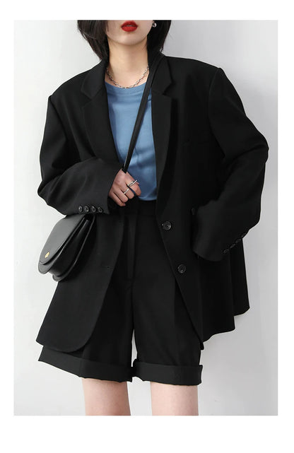 Double-Breasted Blazer – Classic Office Edition