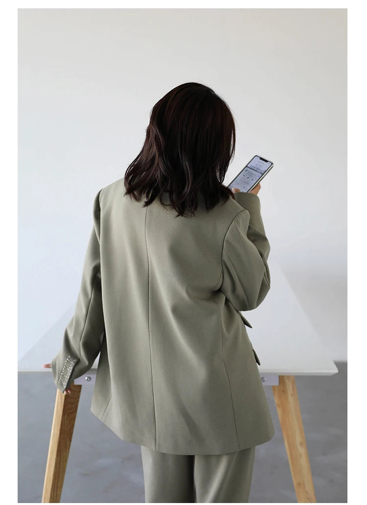 Embroidered Cuff Blazer – Winter Collection