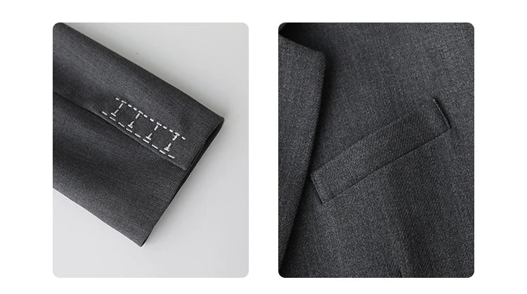 Embroidered Cuff Blazer – Winter Collection