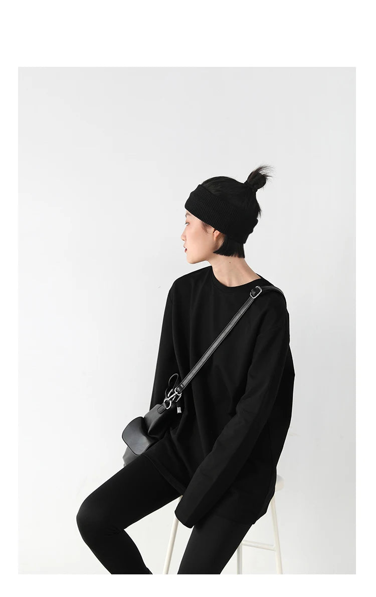 Basic O-Neck Long Sleeve Tee – Spring/Autumn Collection