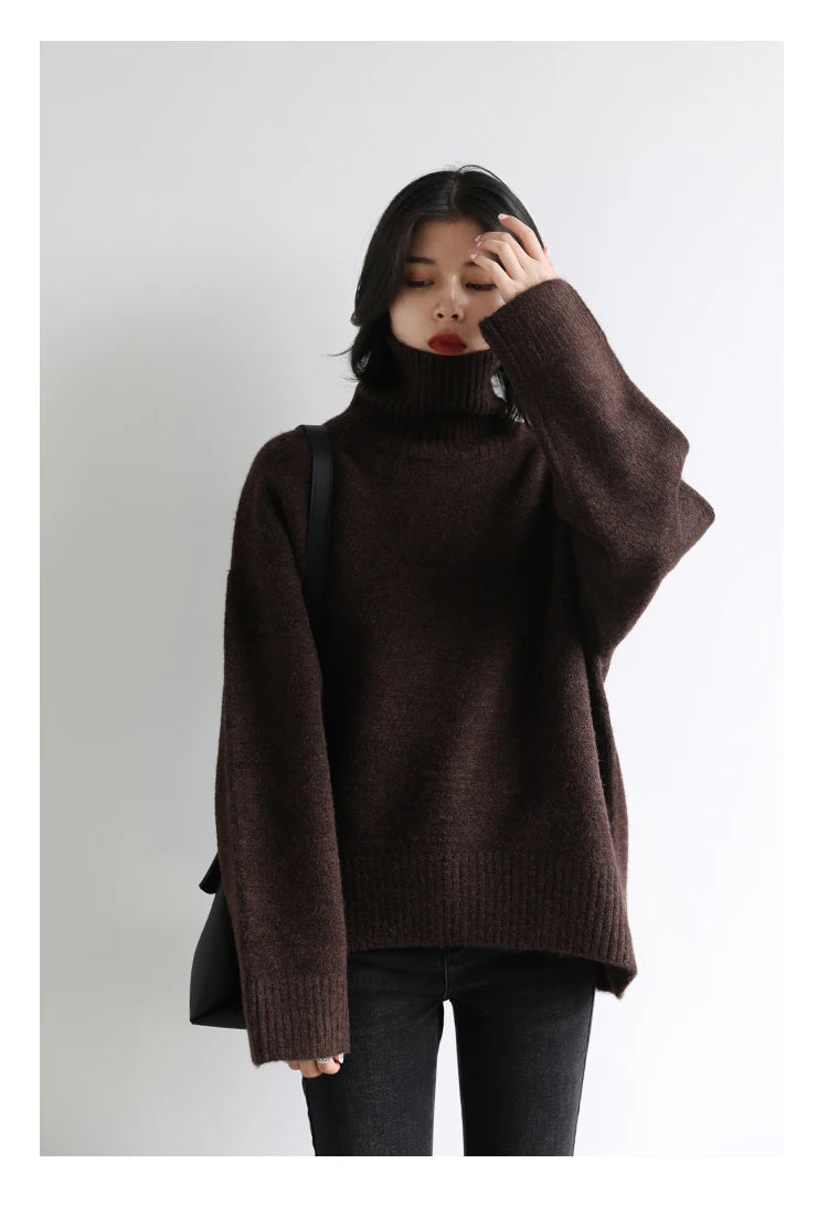 Korean Turtleneck Sweater – Winter 2025 Collection