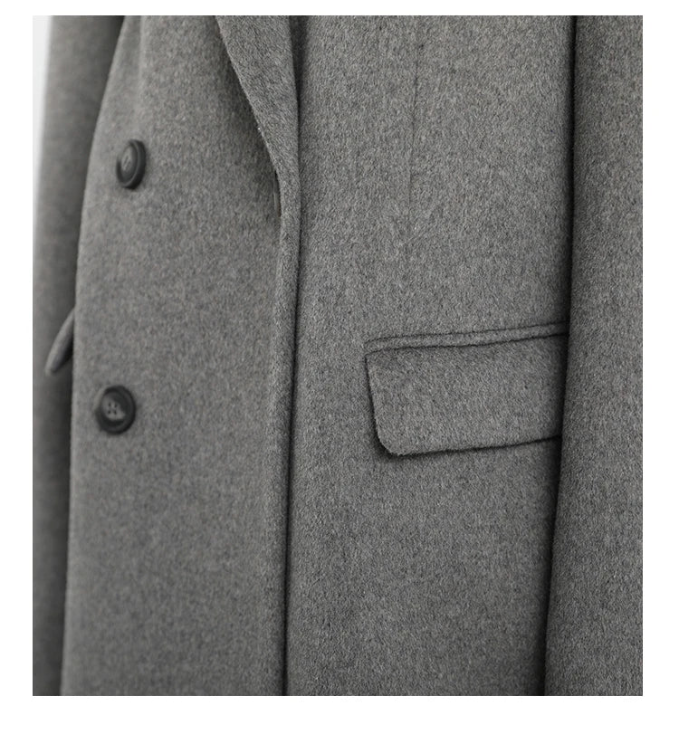Wool Blend Mid-Long Coat – Autumn/Winter 2025