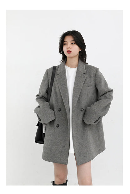 Wool Blend Mid-Long Coat – Autumn/Winter 2025