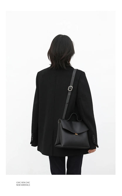 Wool Blend Mid-Long Coat – Autumn/Winter 2025