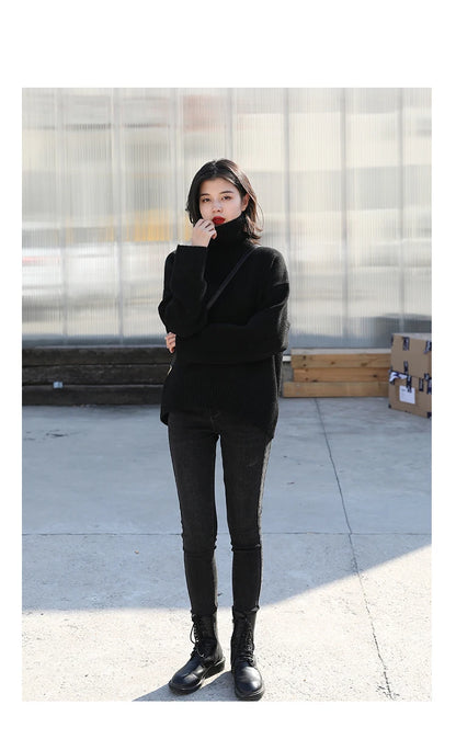 Korean Turtleneck Sweater – Winter 2025 Collection