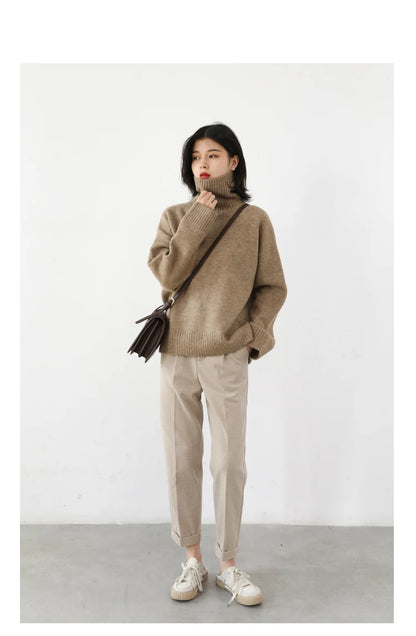 Korean Turtleneck Sweater – Winter 2025 Collection
