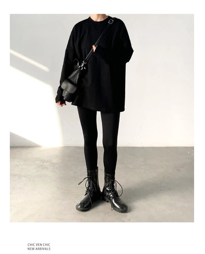 Basic O-Neck Long Sleeve Tee – Spring/Autumn Collection