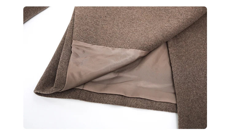 Wool Blend Mid-Long Coat – Autumn/Winter 2025