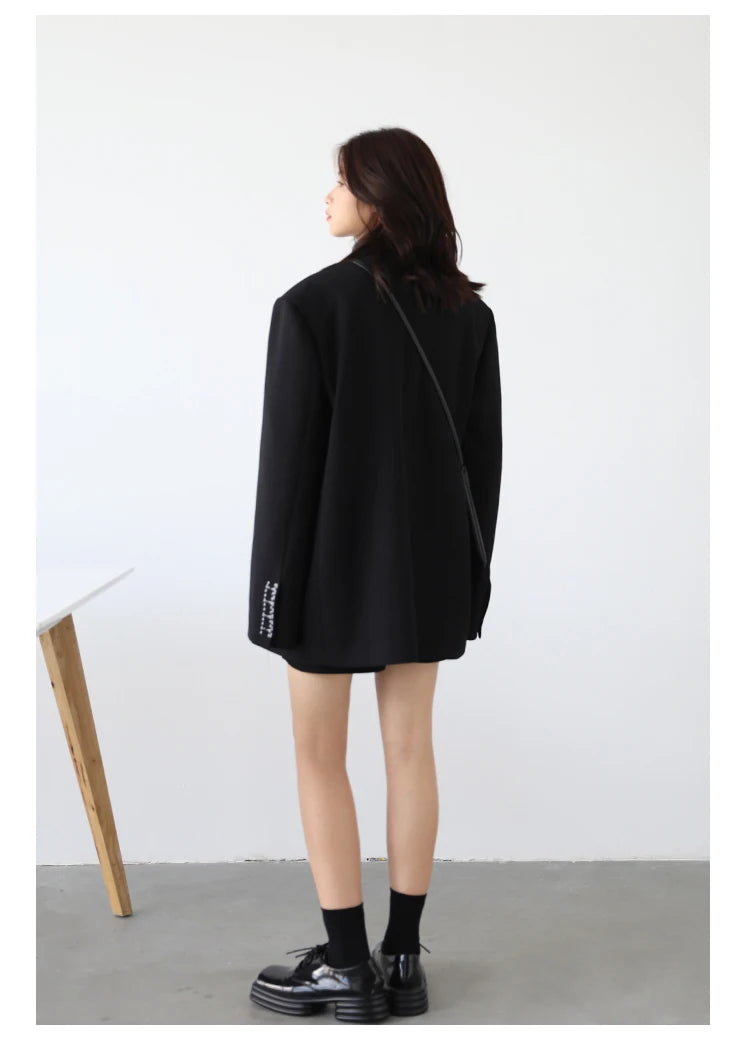 Embroidered Cuff Blazer – Winter Collection