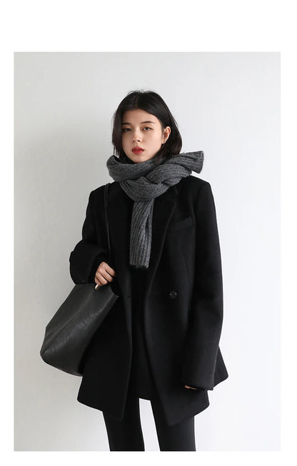 Wool Blend Mid-Long Coat – Autumn/Winter 2025