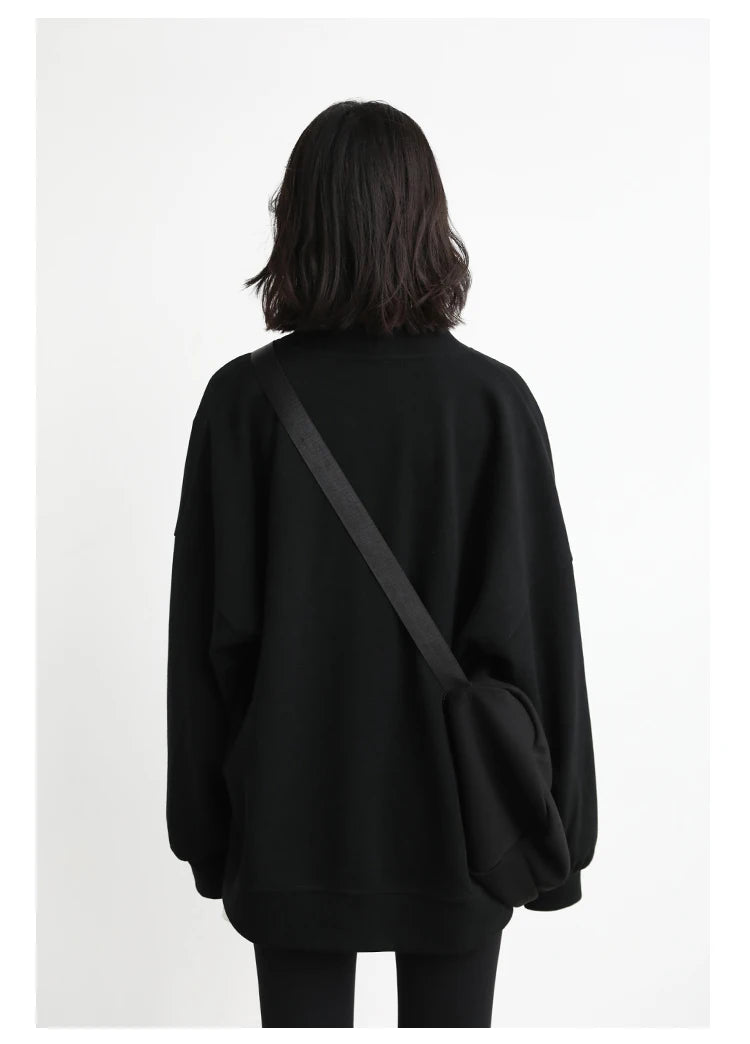 Korean V-Neck Sweatshirt – Autumn/Winter 2025