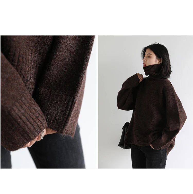 Korean Turtleneck Sweater – Winter 2025 Collection