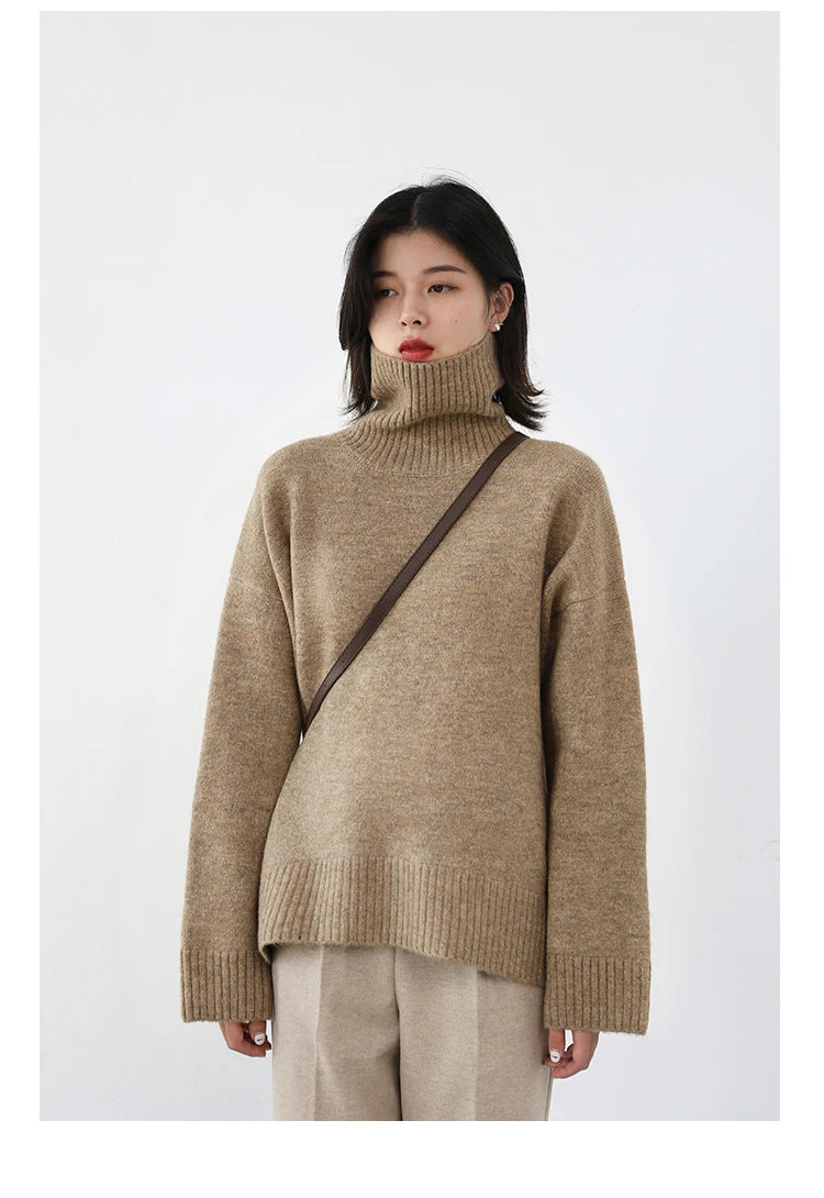 Korean Turtleneck Sweater – Winter 2025 Collection