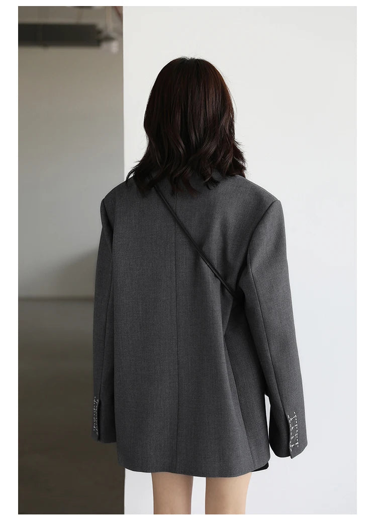 Embroidered Cuff Blazer – Winter Collection