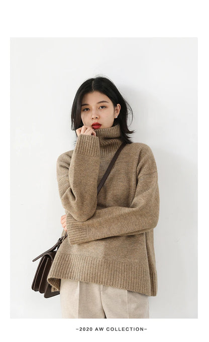 Korean Turtleneck Sweater – Winter 2025 Collection