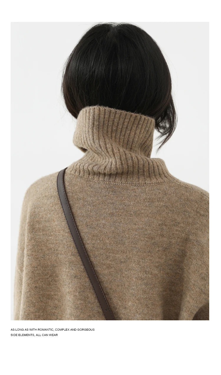 Korean Turtleneck Sweater – Winter 2025 Collection