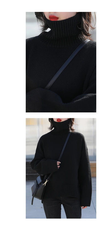 Korean Turtleneck Sweater – Winter 2025 Collection