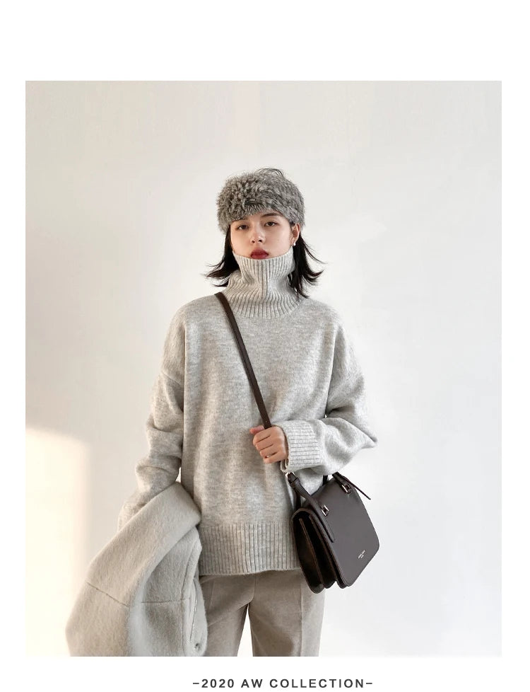 Korean Turtleneck Sweater – Winter 2025 Collection