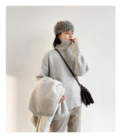 Korean Turtleneck Sweater – Winter 2025 Collection