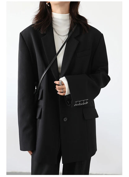 Embroidered Cuff Blazer – Winter Collection