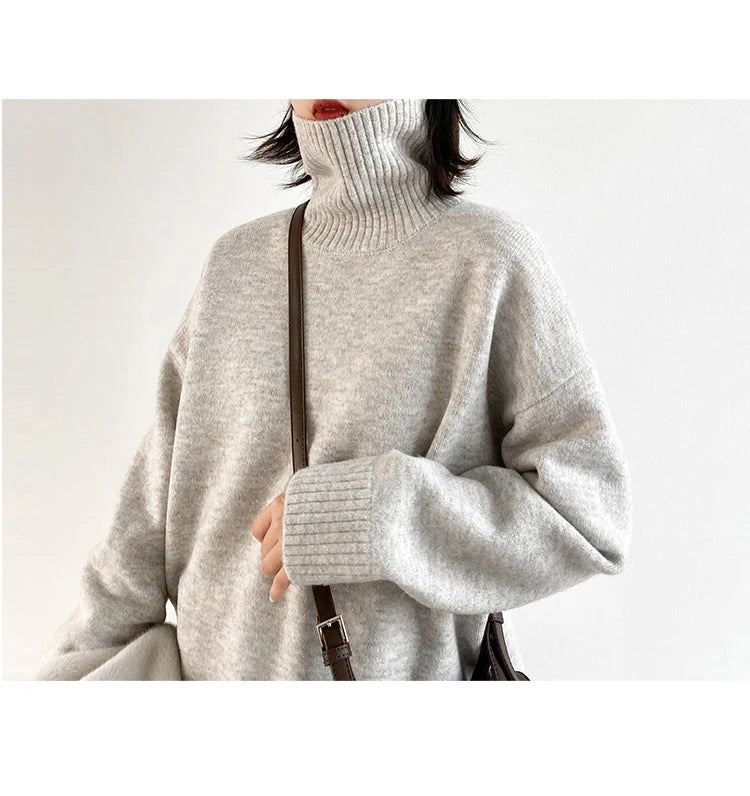 Korean Turtleneck Sweater – Winter 2025 Collection