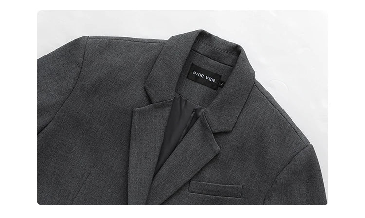 Embroidered Cuff Blazer – Winter Collection