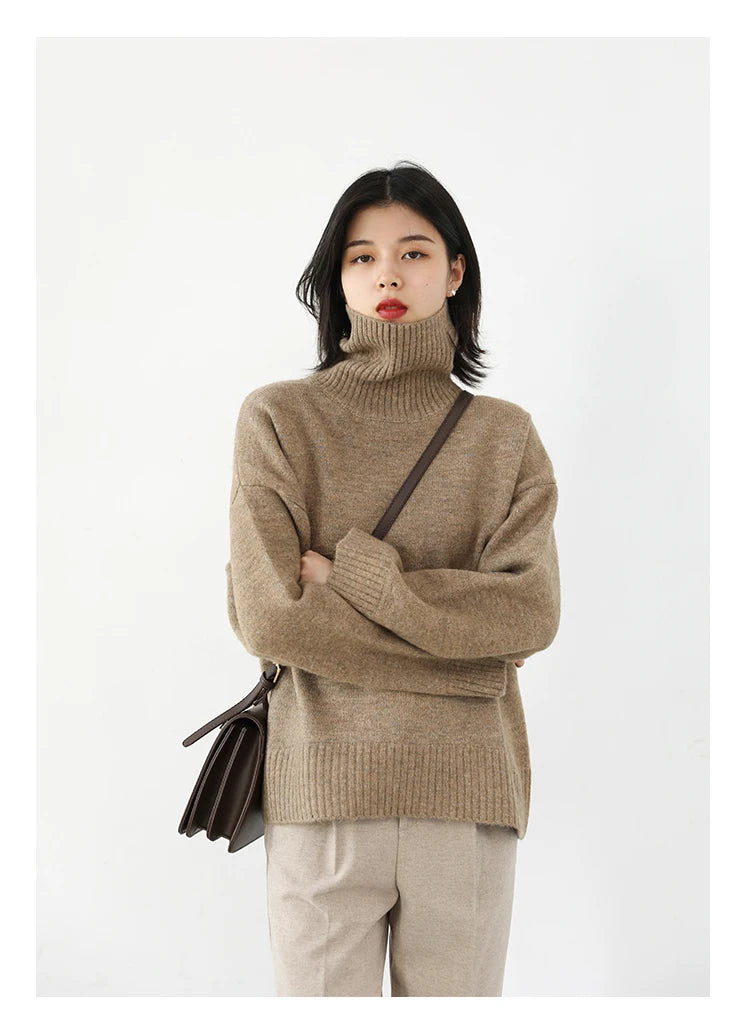 Korean Turtleneck Sweater – Winter 2025 Collection