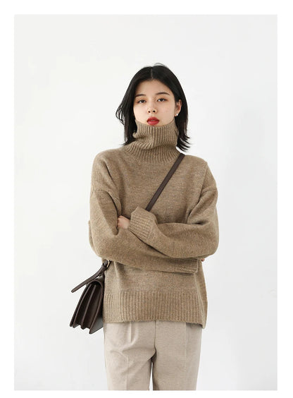 Korean Turtleneck Sweater – Winter 2025 Collection