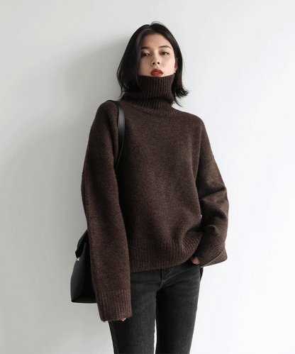Korean Turtleneck Sweater – Winter 2025 Collection