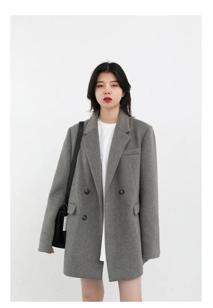 Wool Blend Mid-Long Coat – Autumn/Winter 2025