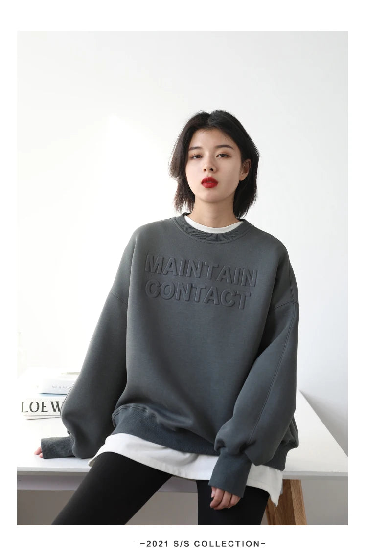 Basic O-Neck Long Sleeve Tee – Spring/Autumn Collection