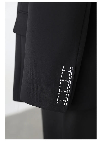 Embroidered Cuff Blazer – Winter Collection