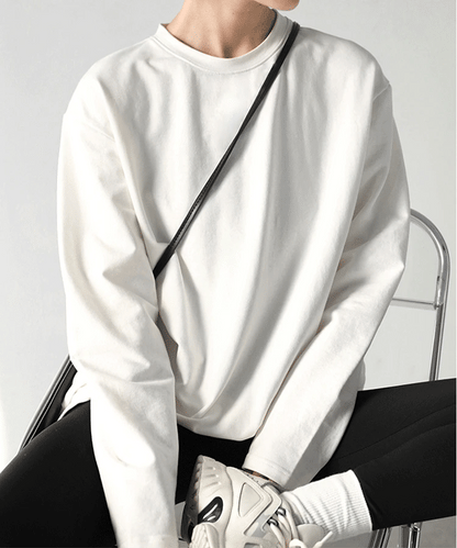 Basic O-Neck Long Sleeve Tee – Spring/Autumn Collection