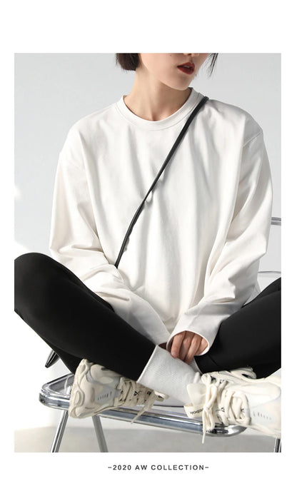 Basic O-Neck Long Sleeve Tee – Spring/Autumn Collection
