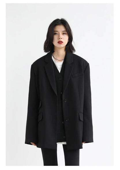 Korean V-Neck Sweatshirt – Autumn/Winter 2025