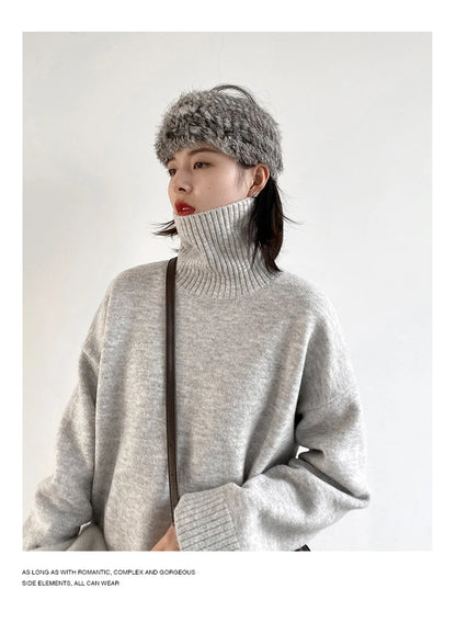Korean Turtleneck Sweater – Winter 2025 Collection