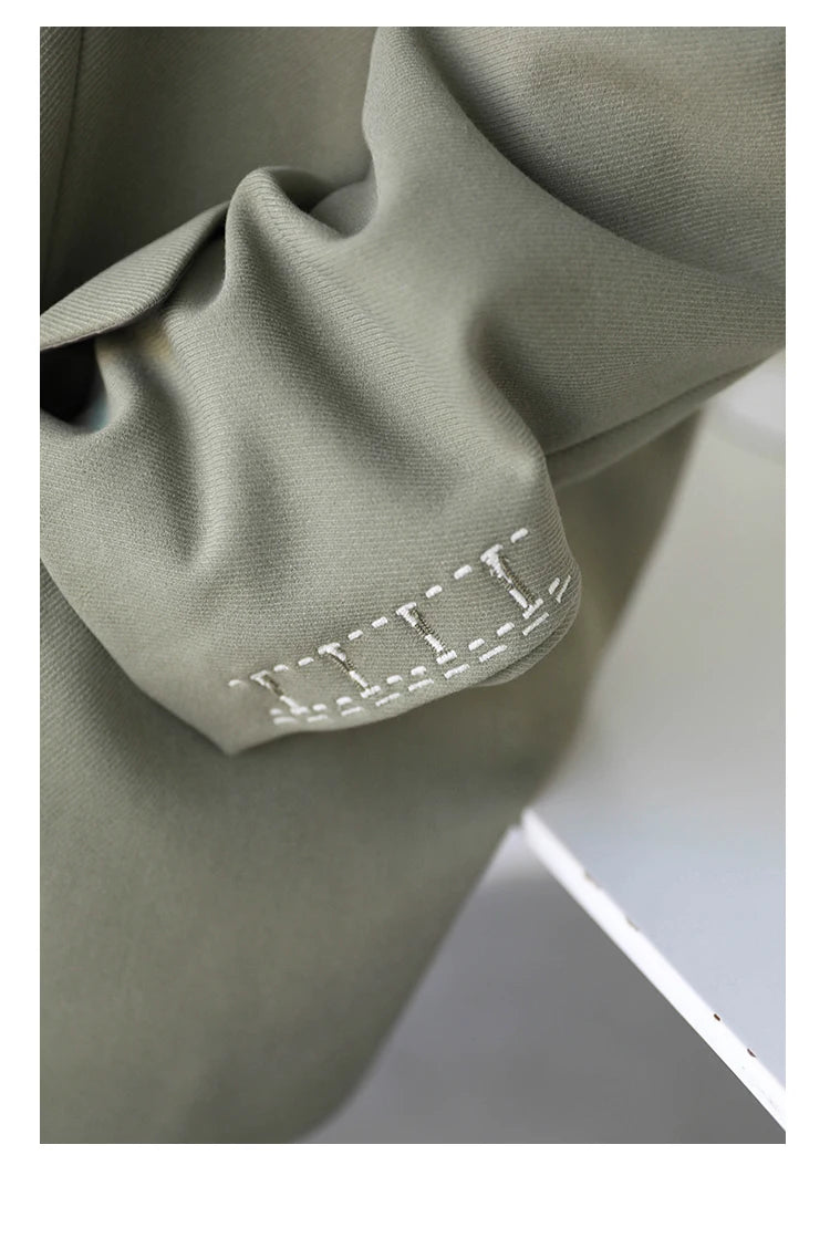 Embroidered Cuff Blazer – Winter Collection